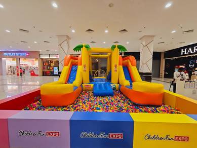 Inflatable Playground (Double Slide) For Sale