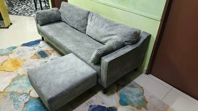 Sofa 3 Seater with Stool 