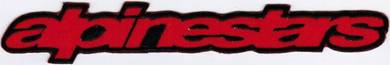 Alpinestars Text Logo #BTR Motorcycle Sport Patch