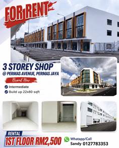 Shop lot For Rent in Johor Bahru,JHR