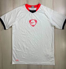 Nike Football Youth White Jersey #DQ Used