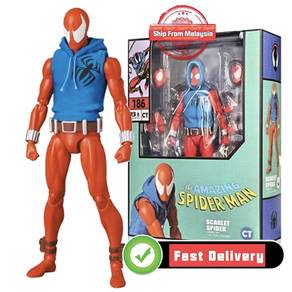 Ct Toys Mafex 186 Spiderman Scarlet Spider Anime A