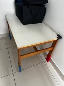 Adjustable Height Wooden Table for Sale