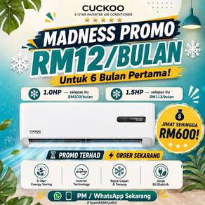 Promosi Aircond Bulanan Ansuran AC189