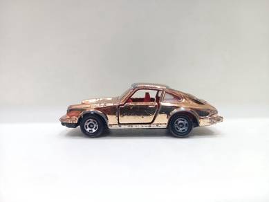 Vintage Rare Tomica F3 Porsche 911S Gold Chrome