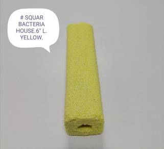 Filter Media Yellow Pillar Tube 16cm Fish Aquarium