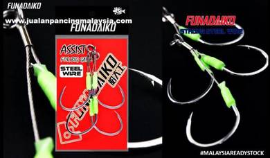 Jigman steel wire cable 150lb tenggiri & barracuda