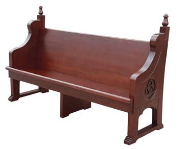 Church Long Bench Pew Settle Christian Chair Seat