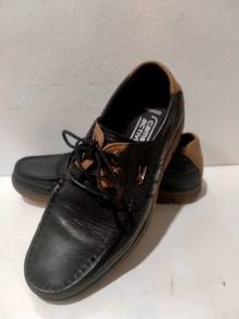 kasut camel active lace-up