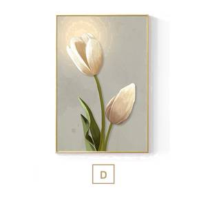 Nordic Style Decorative Painting, Gold Frame