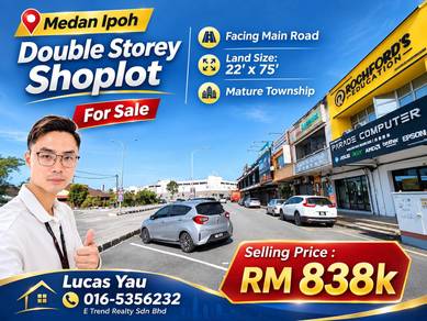 Shop lot For Sale in Ipoh,PRK