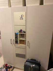White Wardrobe with Mirror Ikea