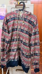 Outdoor Oversize Patterned Hoodie