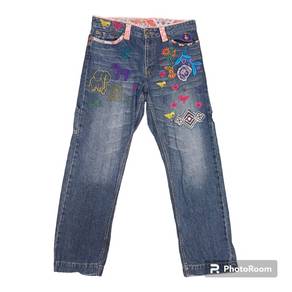 Embroidered jeans