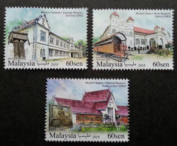 Mint Stamp Historical Museum Malaysia 2018