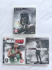 CD PS3 Dishonored/Nba/Tombraider