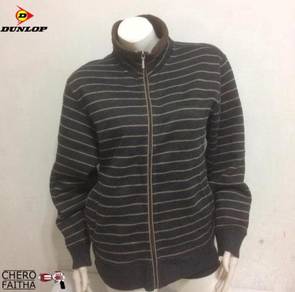 CRFT1277 dunlop zipper Jacket stripes sweater swea