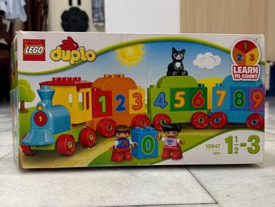 Preloved Lego Duplo 10847 Number Train