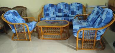 Sofa Kayu Rotan