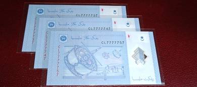 Malaysia Banknote Fancy Number 3 Pieces 