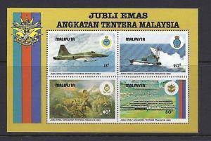 Miniature Sheet Armed Forces Malaysia 1983