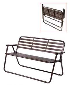 Laiva Foldable 3 Seater Bench Chair