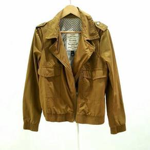 Mango Zipped Biker Jacket