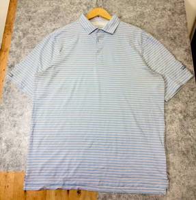straight down performance golf polo