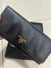 Prada Milano Long Purse with box - Black
