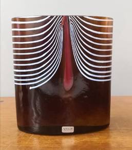 3501 vintage Kosta Boda Bertil Vallien oval vase