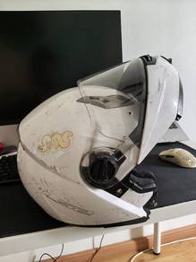 LS2 Modular Flip-Up Helmet and GIVI Rain Suit 5XL