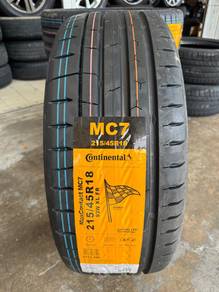 Tayar baru 215 45 18 continental mc7 2026 NEW TYRE