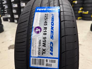 Tayar Baru 225 45 18 Toyo proxes cr1 new tyre offe