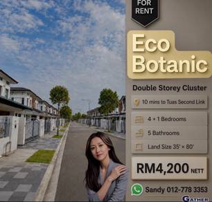 Cluster House For Rent in Johor Bahru,JHR