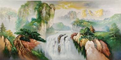 Majestic Horizons V – Signed S.H.W. Oil Landscapes