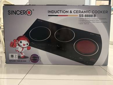 Sincero SS-8888B Induction & Ceramic Cooker