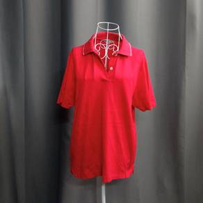 Burberry Red Polo T-Shirt