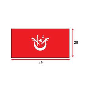 Bendera Kelantan (Polyester) 2 x 4ft