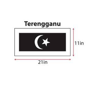 Bendera Terengganu (11" x 21")