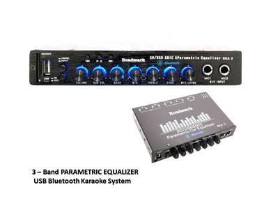 3-BAND PARAMETRIC EQUALIZER PRE AMPLIFIER Karaoke