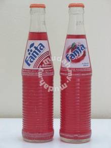 Botol Fanta Strawberry Indonesia Glass Bottle