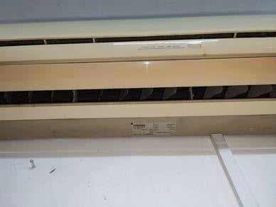 sejuk sangat toshiba aircon 2.5 hp cool cold sejuk