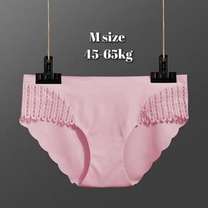 S M L XL size ice silk seamless low waist panty