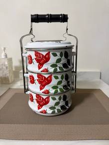 3 Tier Tiffin June Rose