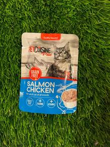 PETCUISINE CAT POUCH 70G - Salmon Chicken