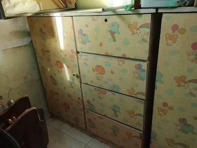 kids rak baju solid wood