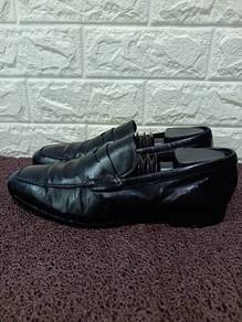 uk6 TOD'S Black Leather