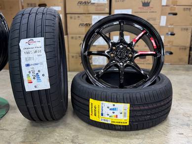 Sport Rim Baru 16 Volk Rays CE28 Glossy Black Siap