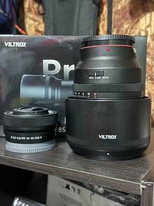 viltorx 85mm f1.4 pro & kitlens 16-50mm OSS II
