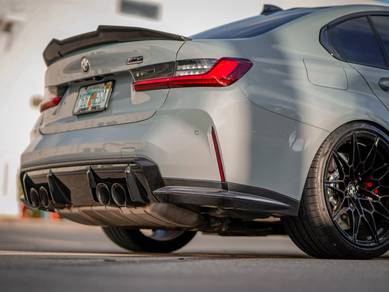 BMW G80 G82 M3 M4 OEM Rear Splitter Dry Carbon